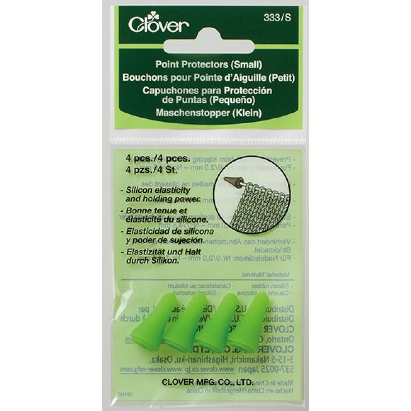Clover stitch stoppers