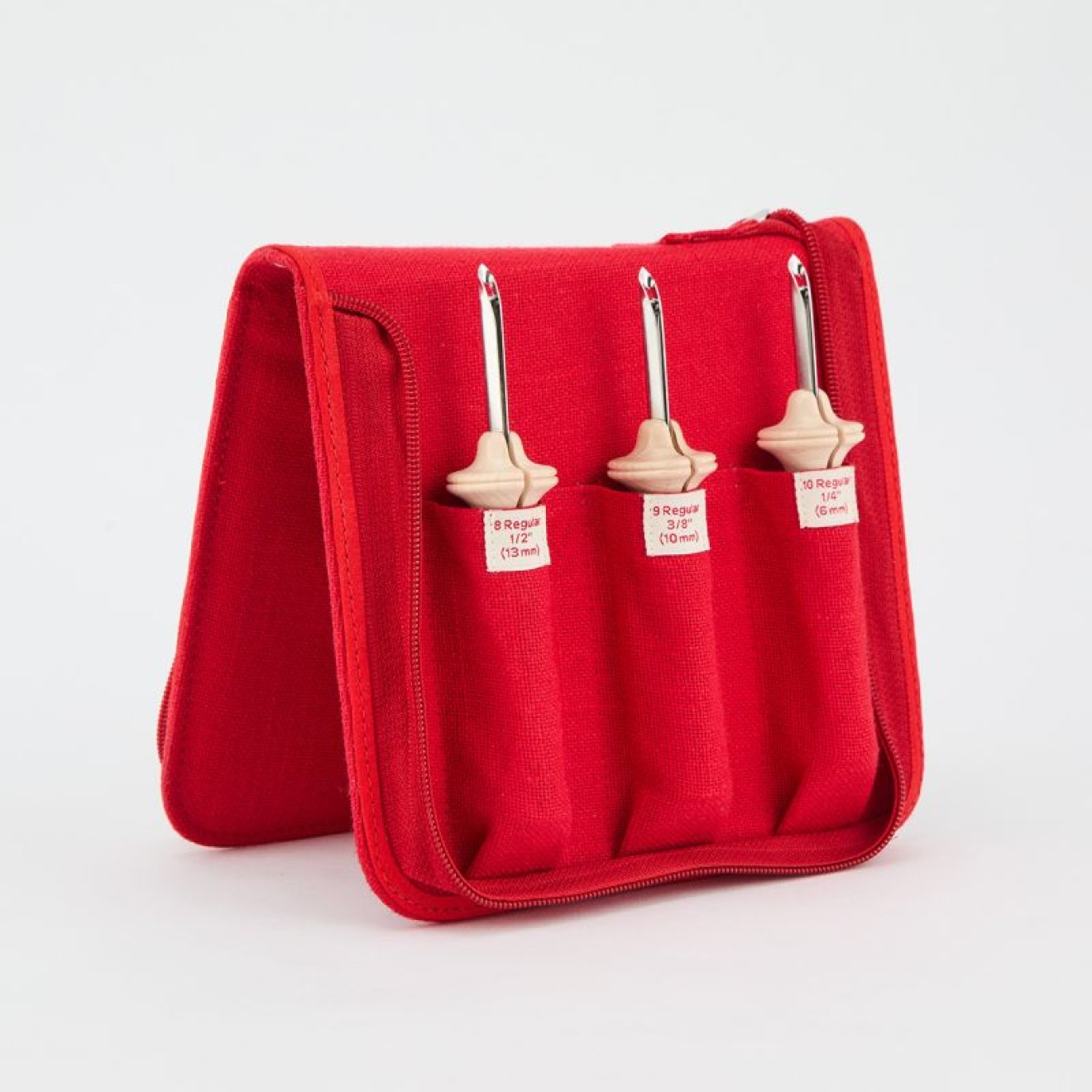 The Oxford Company Punch needle Set Natural Wood Regular Point 3 Nadeln