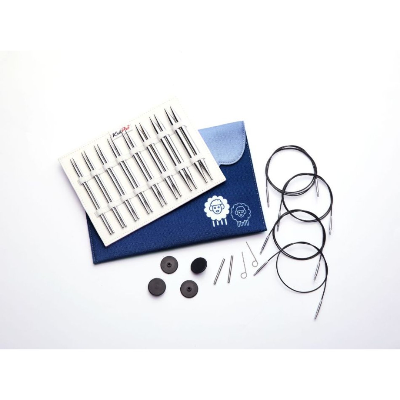 KnitPro needle set Deluxe Special auswechselbare needle tips Nova 8 pairs, 3,50 mm - 8,00 mm 3,50 mm - 8,00 mm / 10 cm