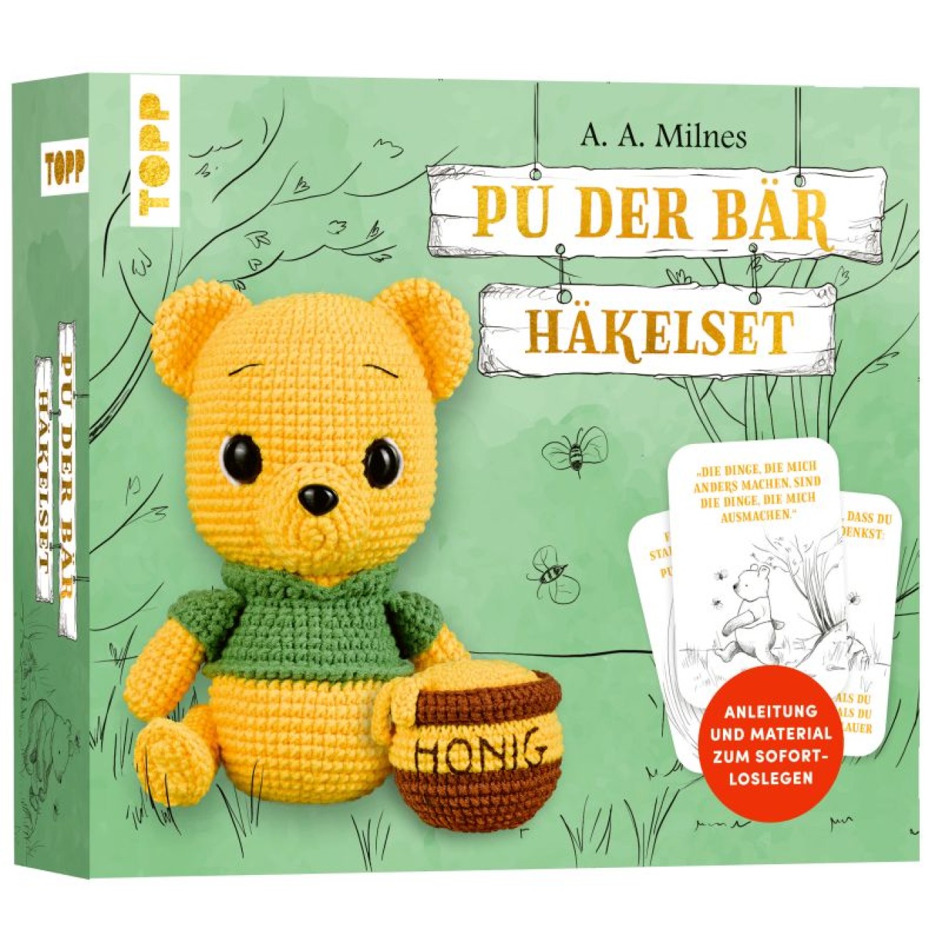 frechverlag Pu der Bär - crochet set