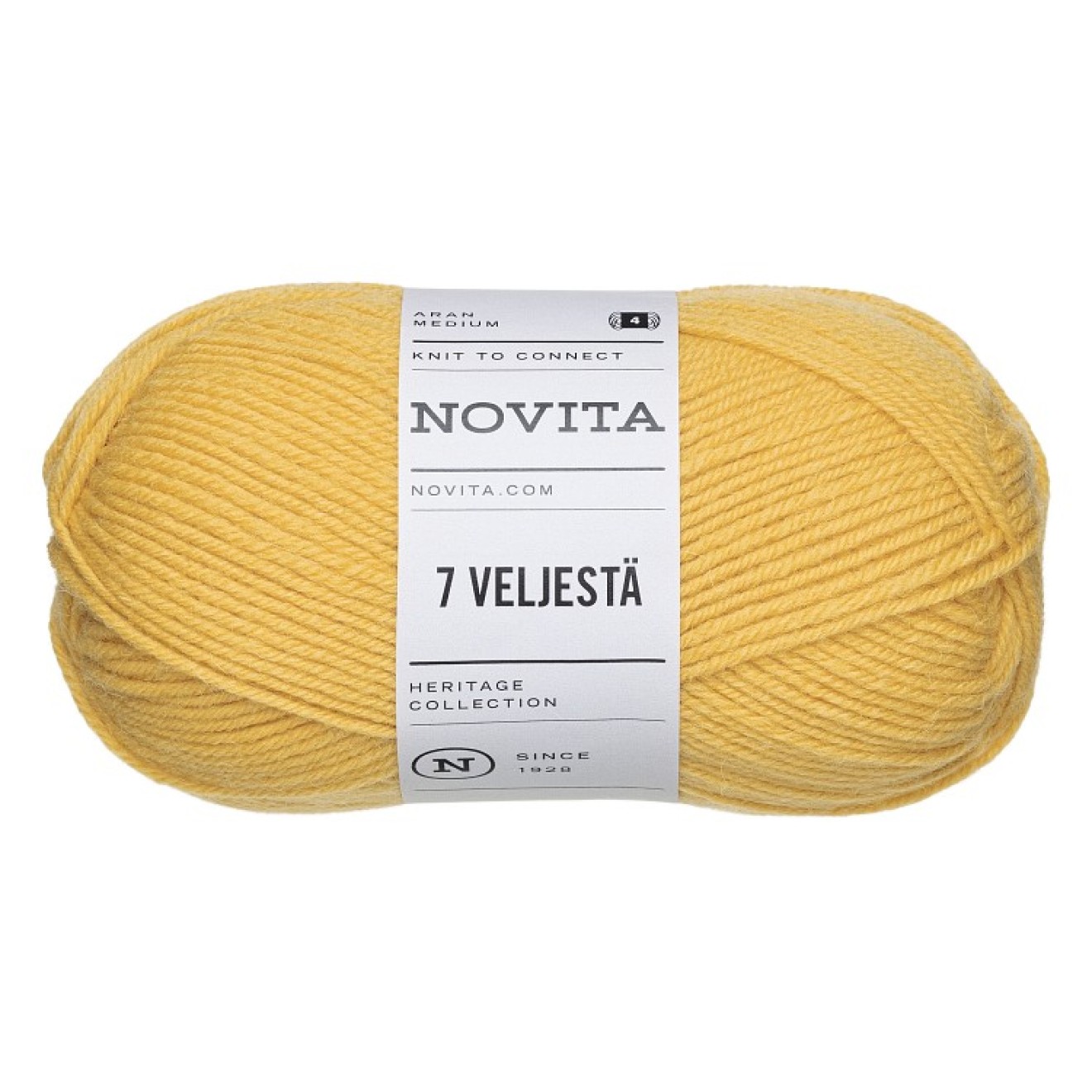 Novita 7 Veljestä colour 268 sunflower