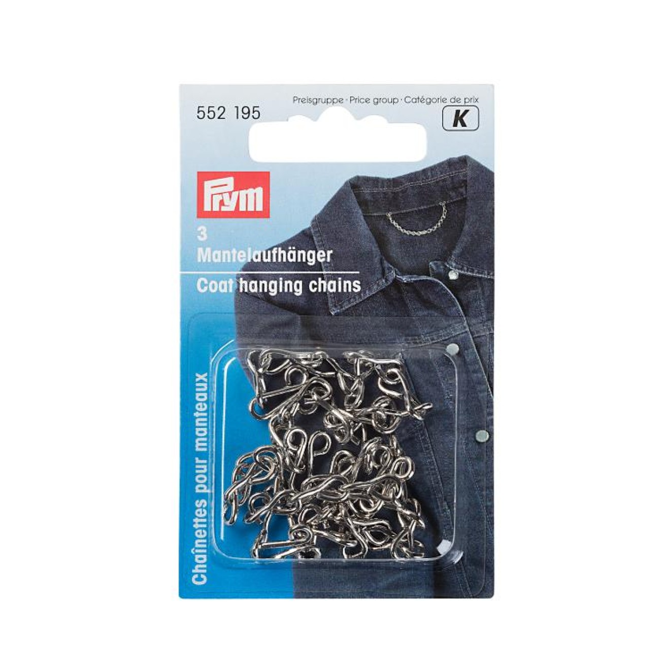 Prym coat hanger silberfarbig
