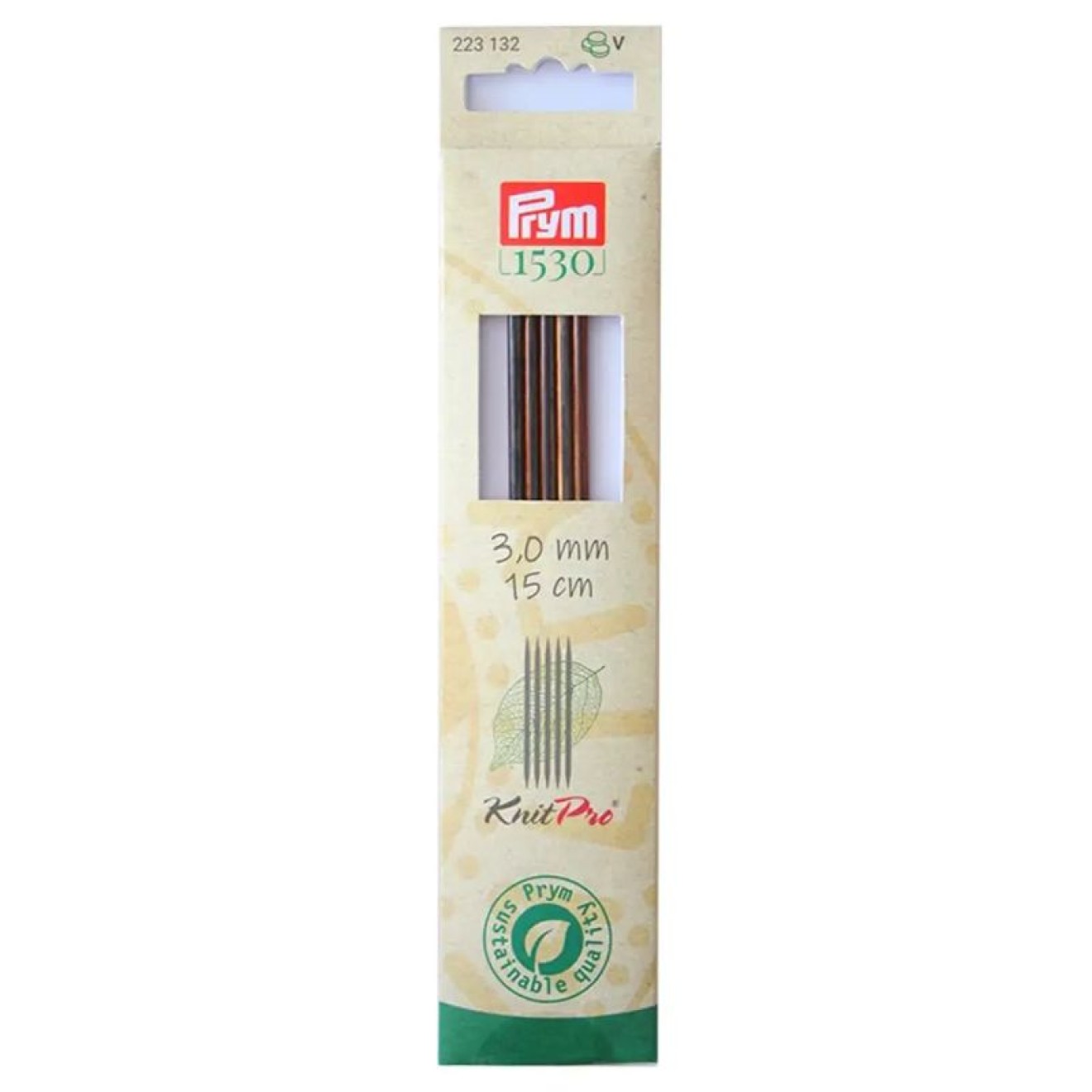 Prym double point needles 3,00 mm / 15 cm