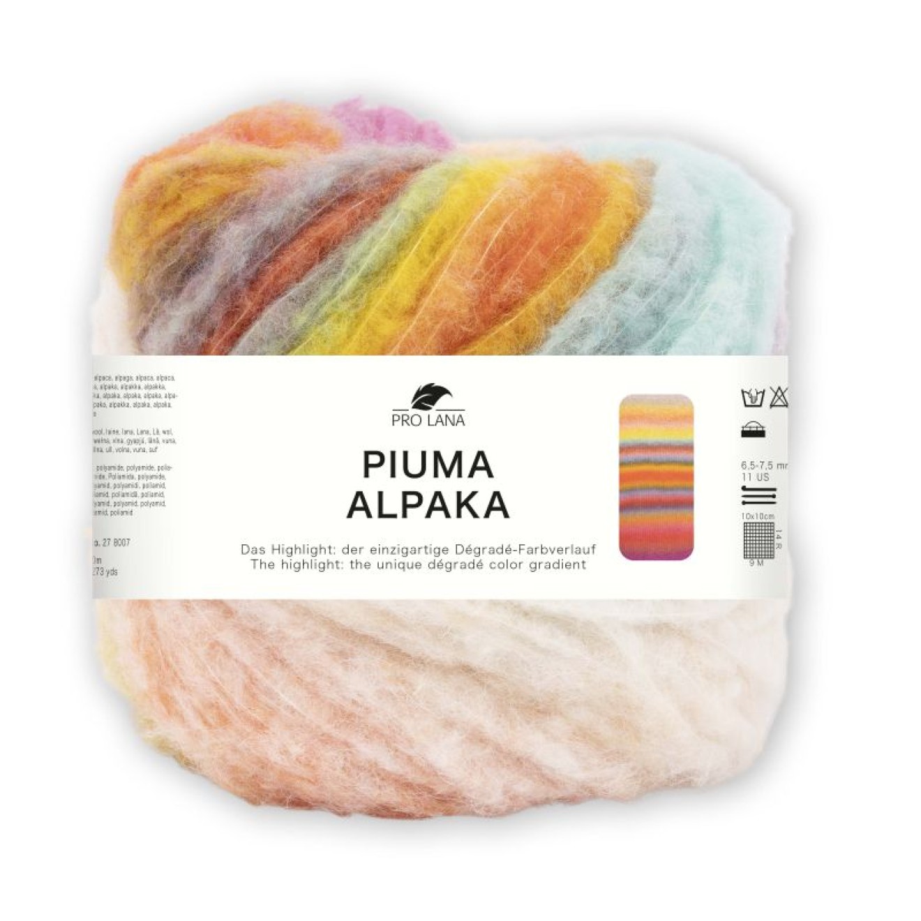 Pro Lana Piuma Alpaka ca. 250 m / col. 1