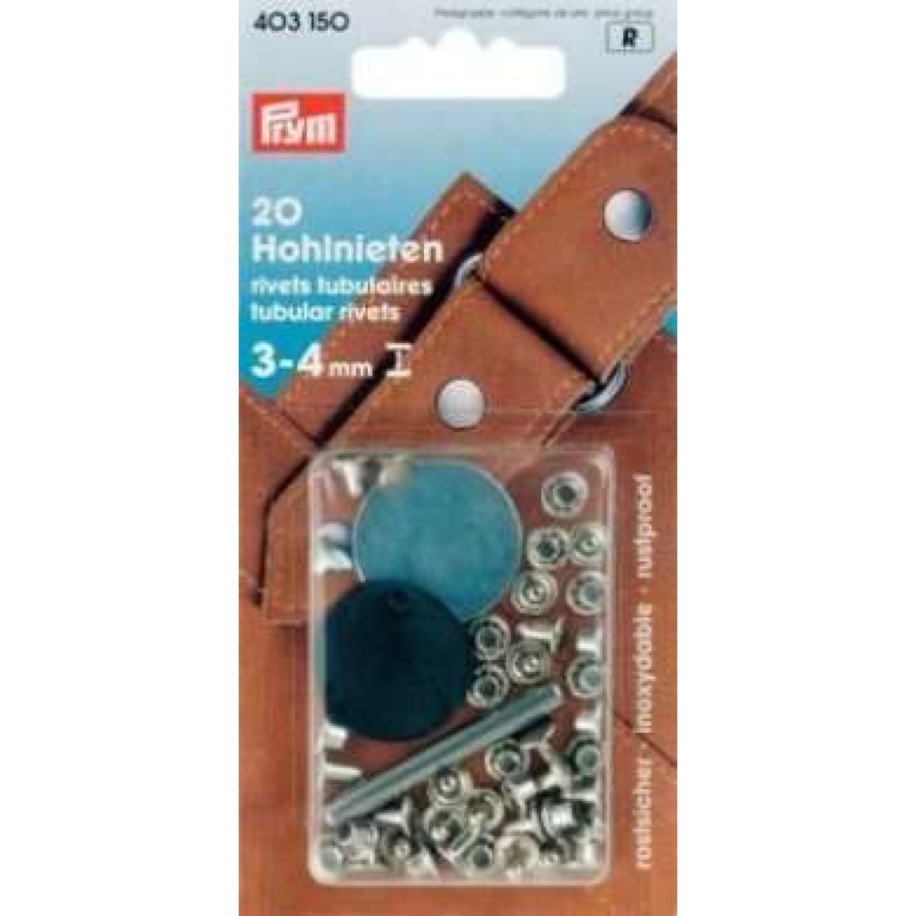 3-4 mm / silver-colored / 20 piece