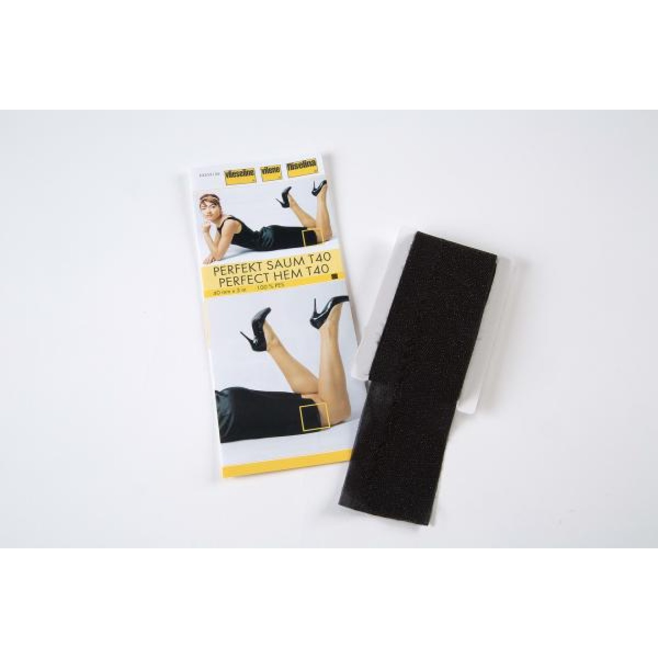 Vlieseline Perfektsaum fixierbar colour black