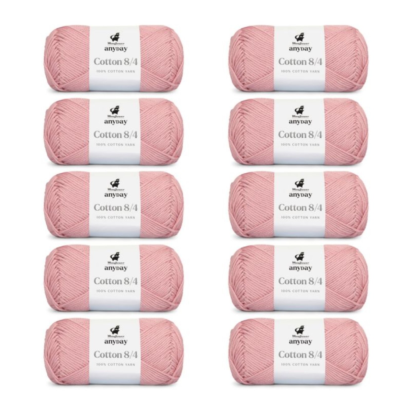 Mayflower Anyday Cotton 8/4 Farbe 021 light pink