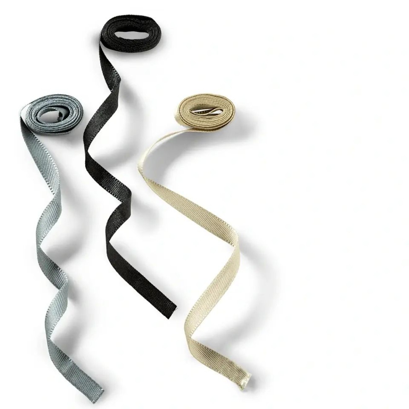 Prym Aufhängerband beige grau schwarz
