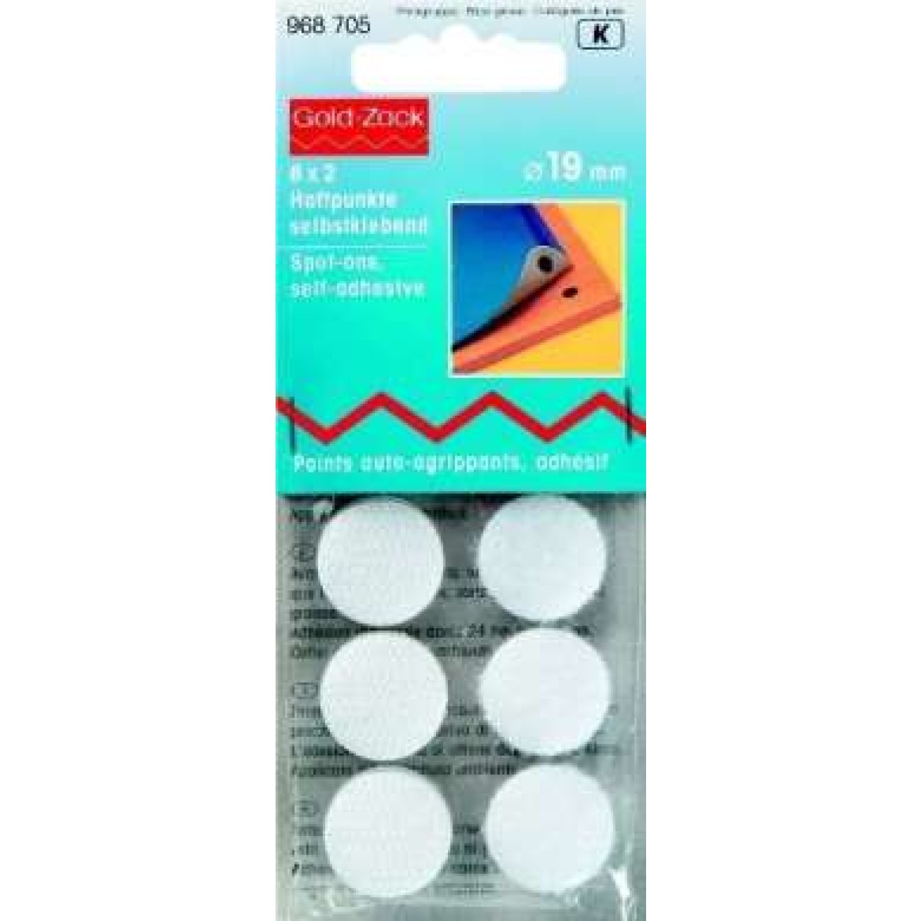 19 mm / white