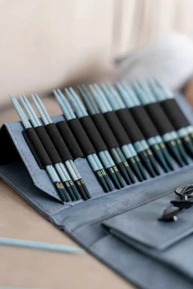 LYKKE pointes d’aiguilles interchangeables Indigo – 3,25 mm / 9 cm