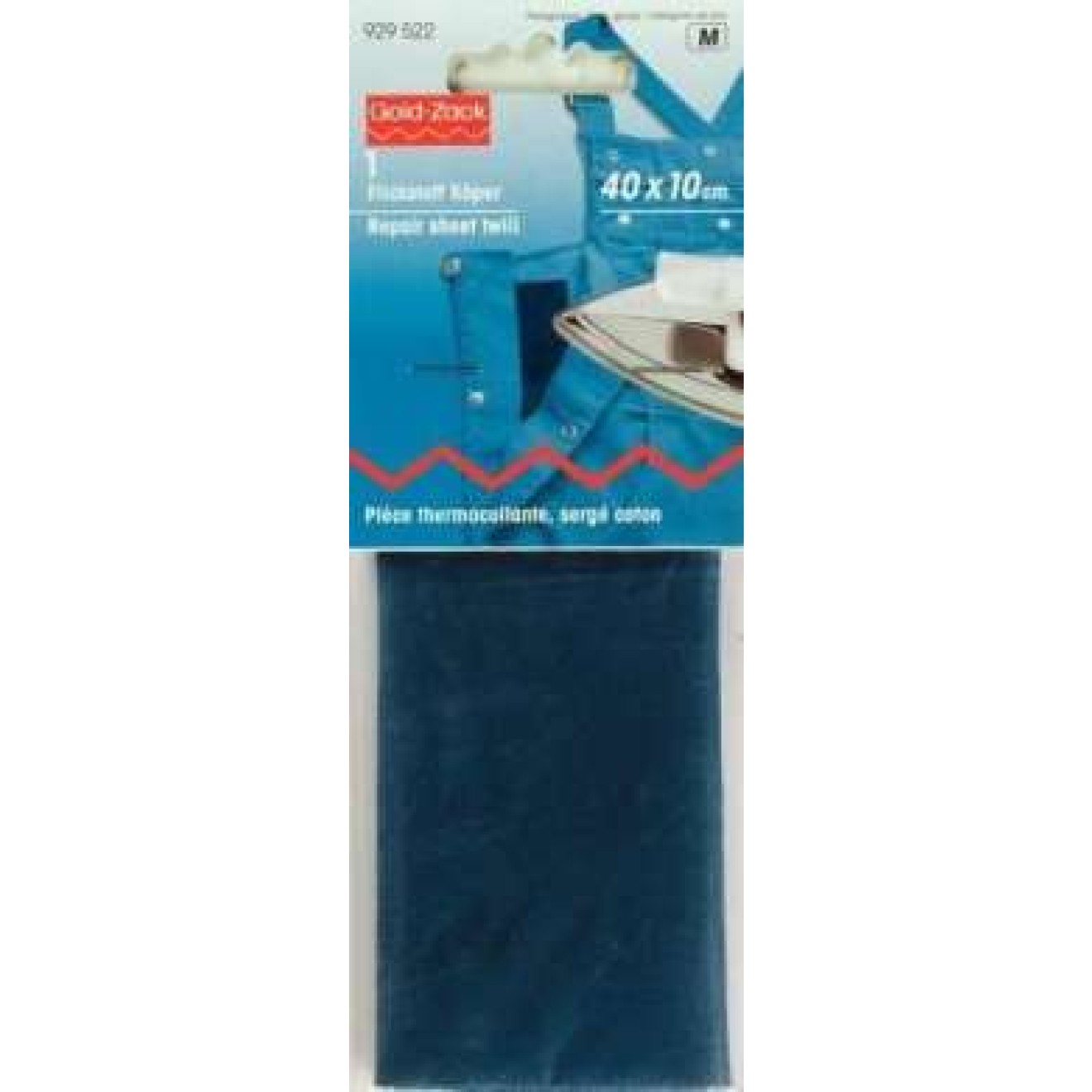 Prym patch fabric twill 12x45 cm / blau