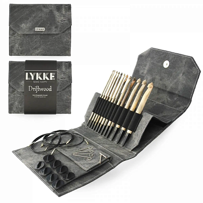 LYKKE crochet tunisien interchangeable Driftwood 5,00 mm 15 cm