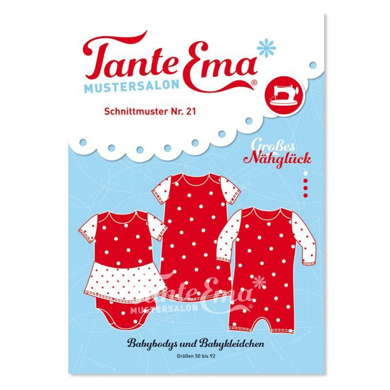 Babybody Babykleidchen Sizes 50 bis 92 with Sewing pattern