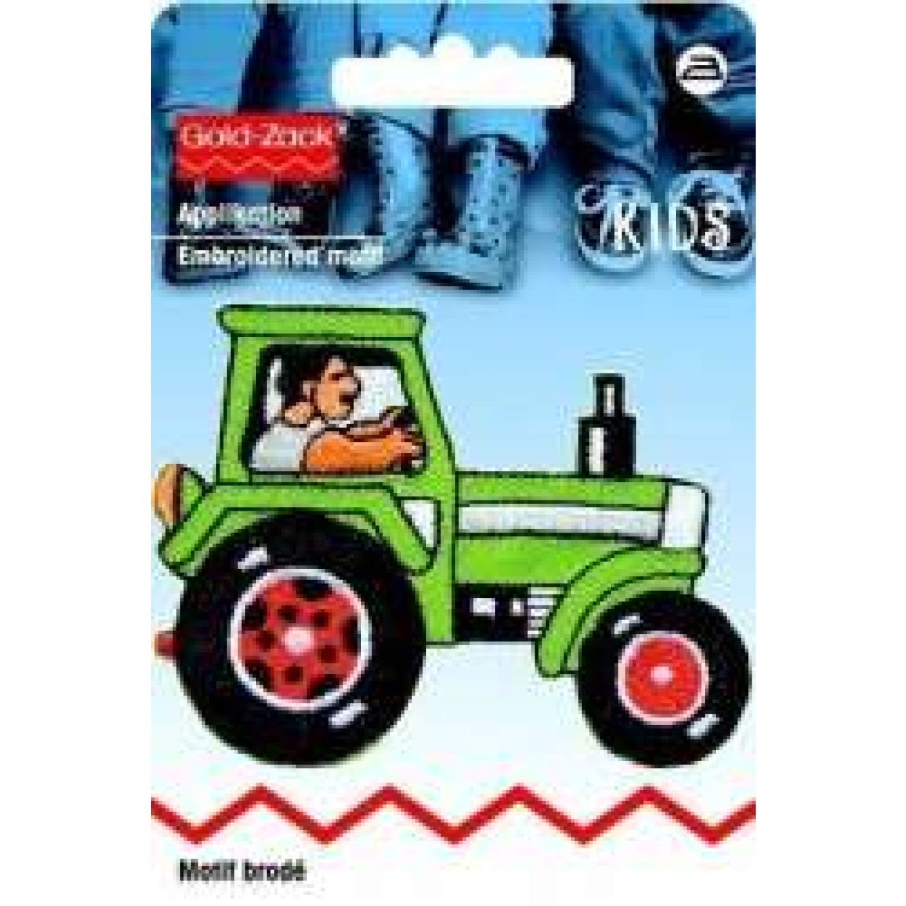 Prym Applikationen - Kids and Hits - aufbügelbar ca. 6,0x7,0 cm / grün
