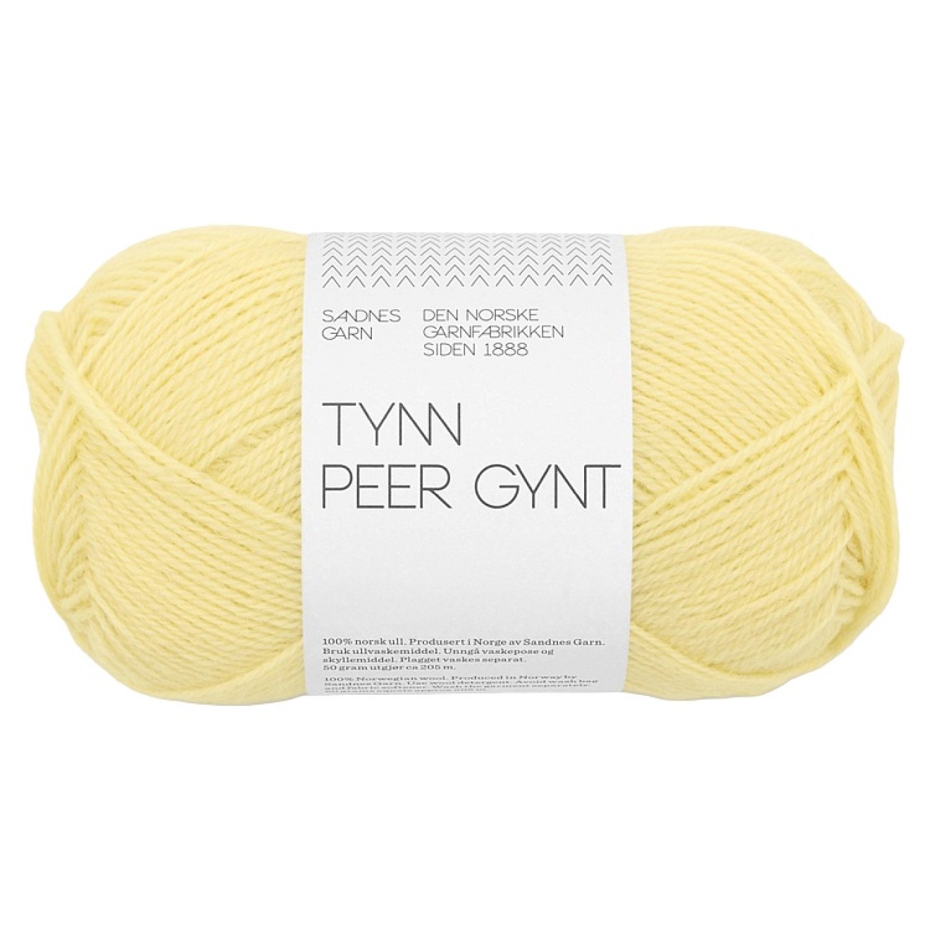Sandnes Garn Tynn Peer Gynt colour 9602 lemonade