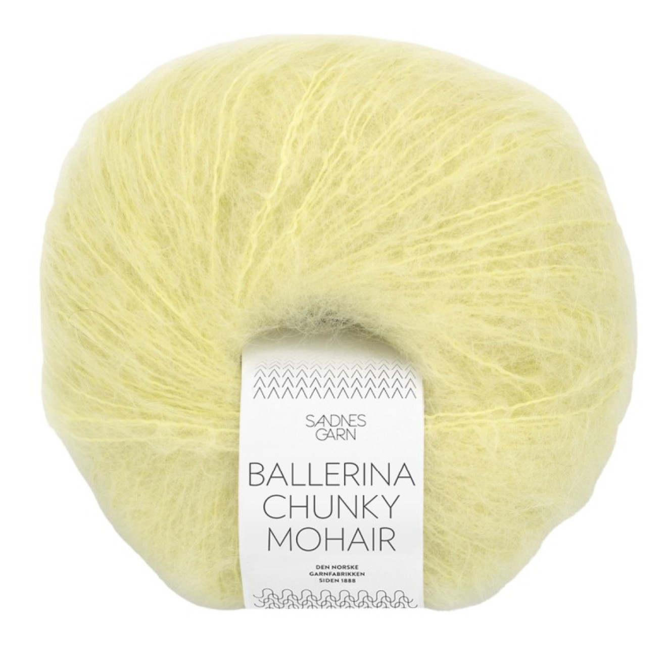 Sandnes Garn Ballerina Chunky Mohair colour 9523 lime punch
