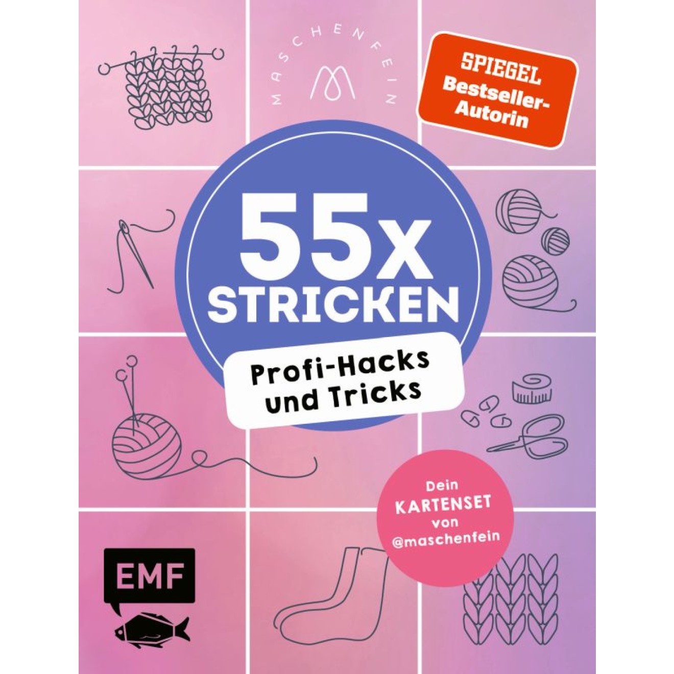 EMF 55 x knitting – Profi-Hacks und Tricks | Dein Kartenset von @maschenfein