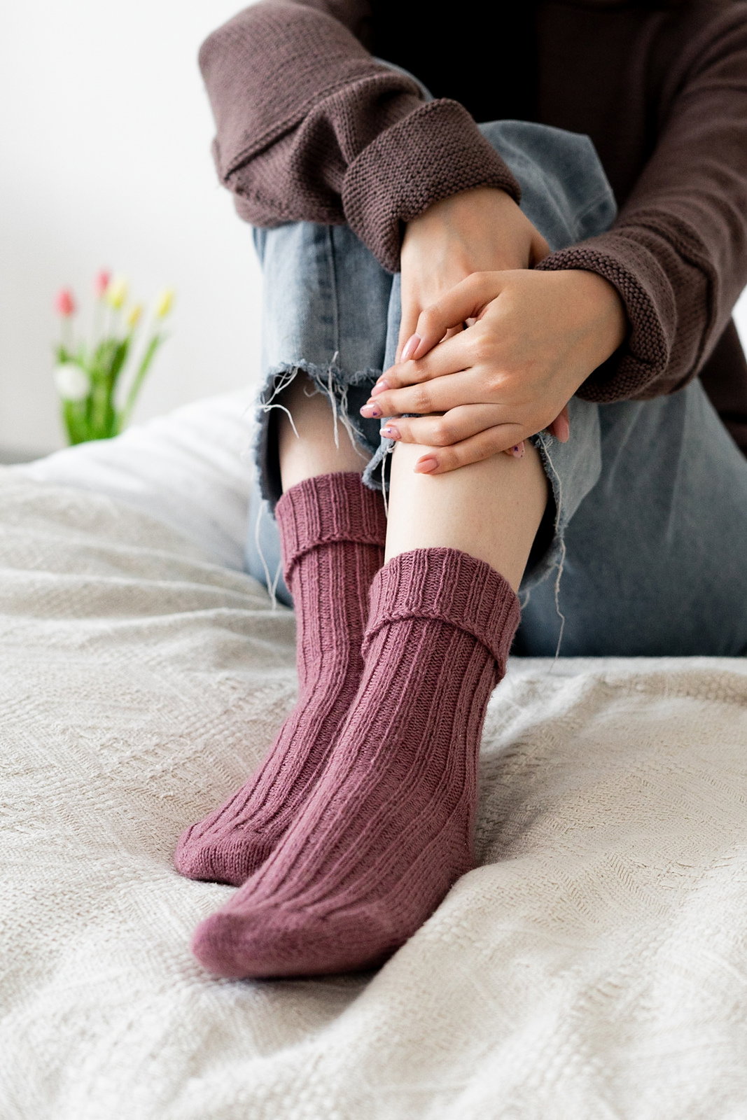 Chaussettes Boomerang – modèle de tricot, photo 12