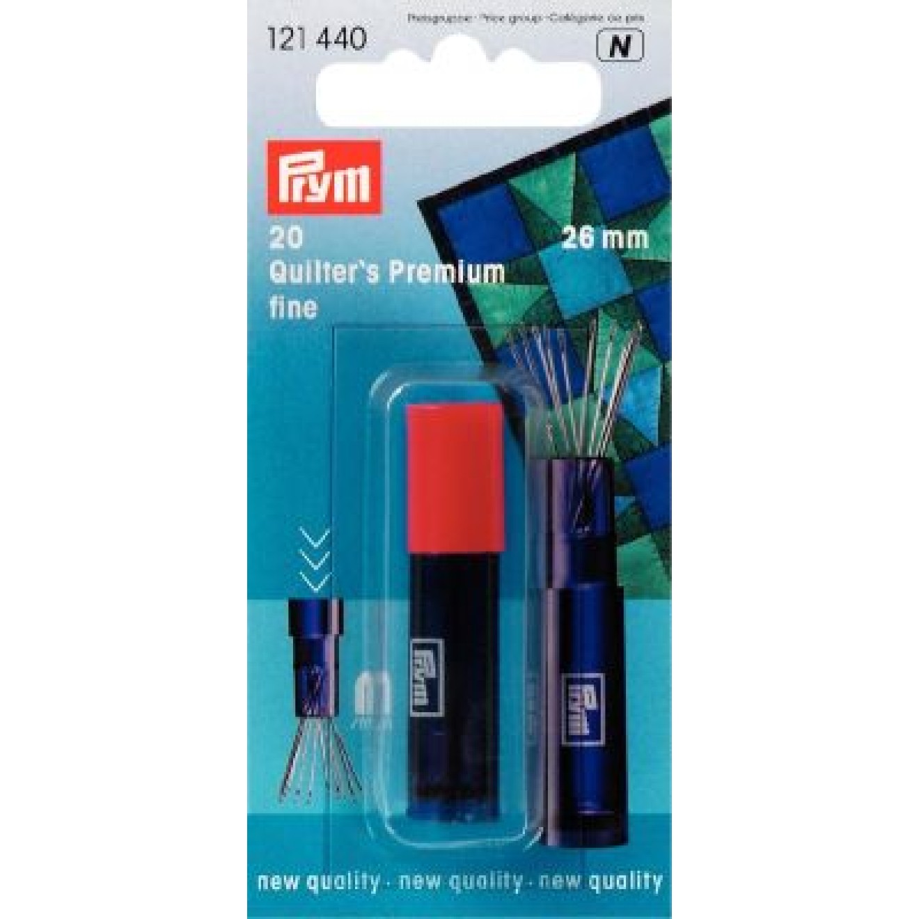 Prym Quilting-Nähnadeln 26x0,60 mm