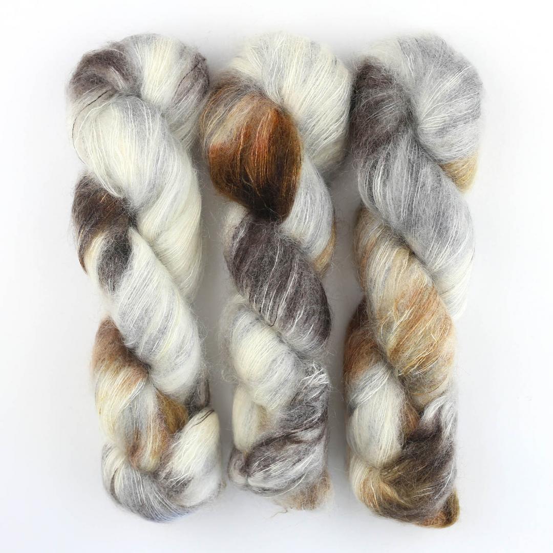 Cowgirl Blues KidSilk gradient hand-dyed yarn