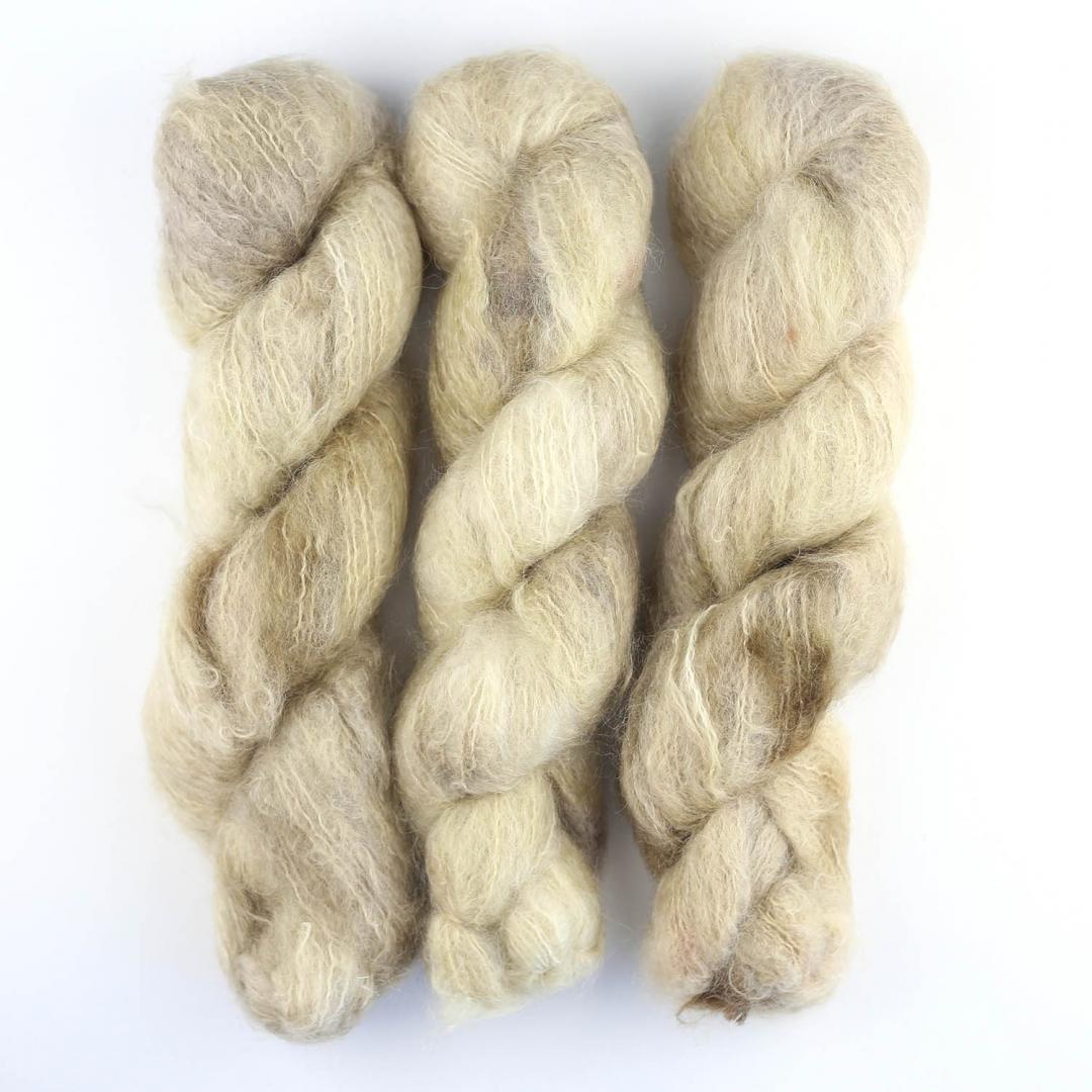Cowgirl Blues Fluffy Mohair Farbverlauf handgefärbt yarn