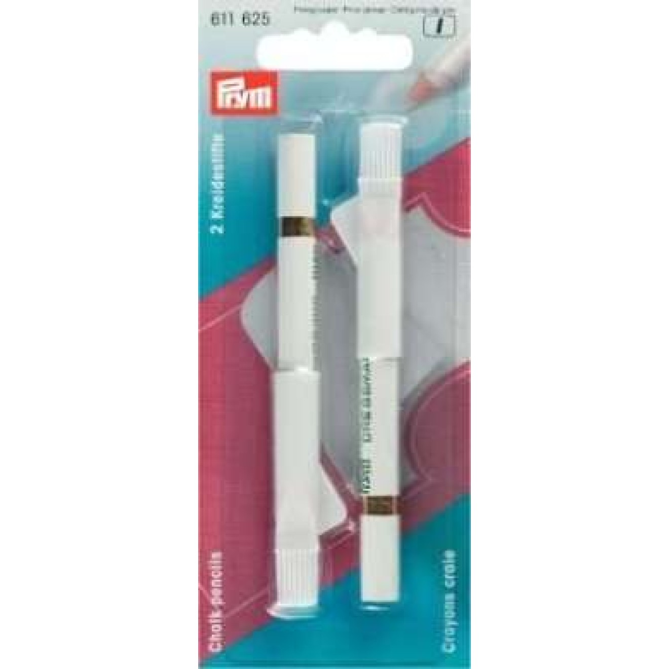 Prym Kreidestift + Bürste weiß
