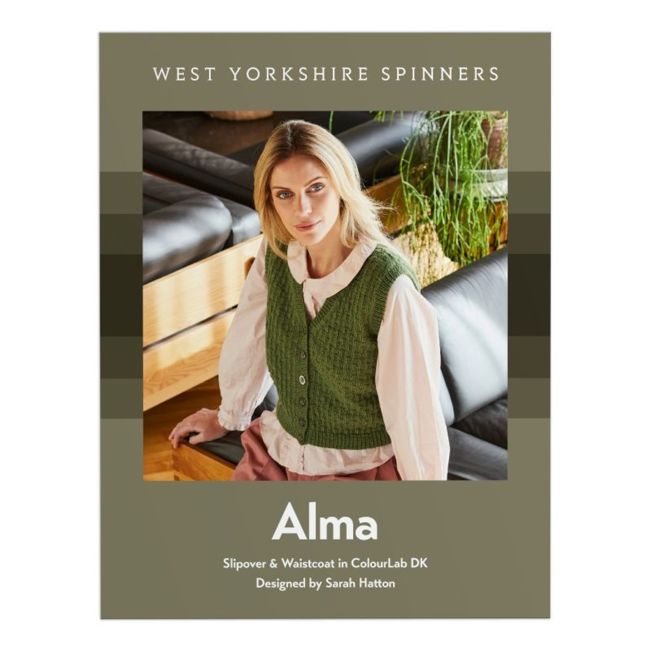 West Yorkshire Spinners single pattern ColourLab DK - Alma Slipover Waistcoat - English