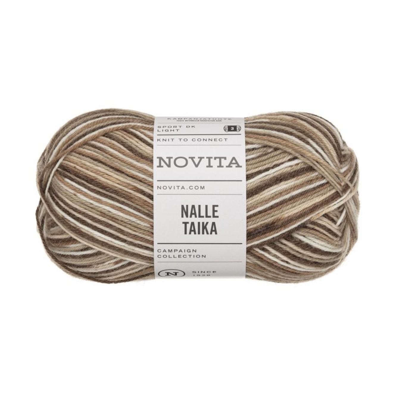 Novita Nalle Taika yarn in shade 8081 stump