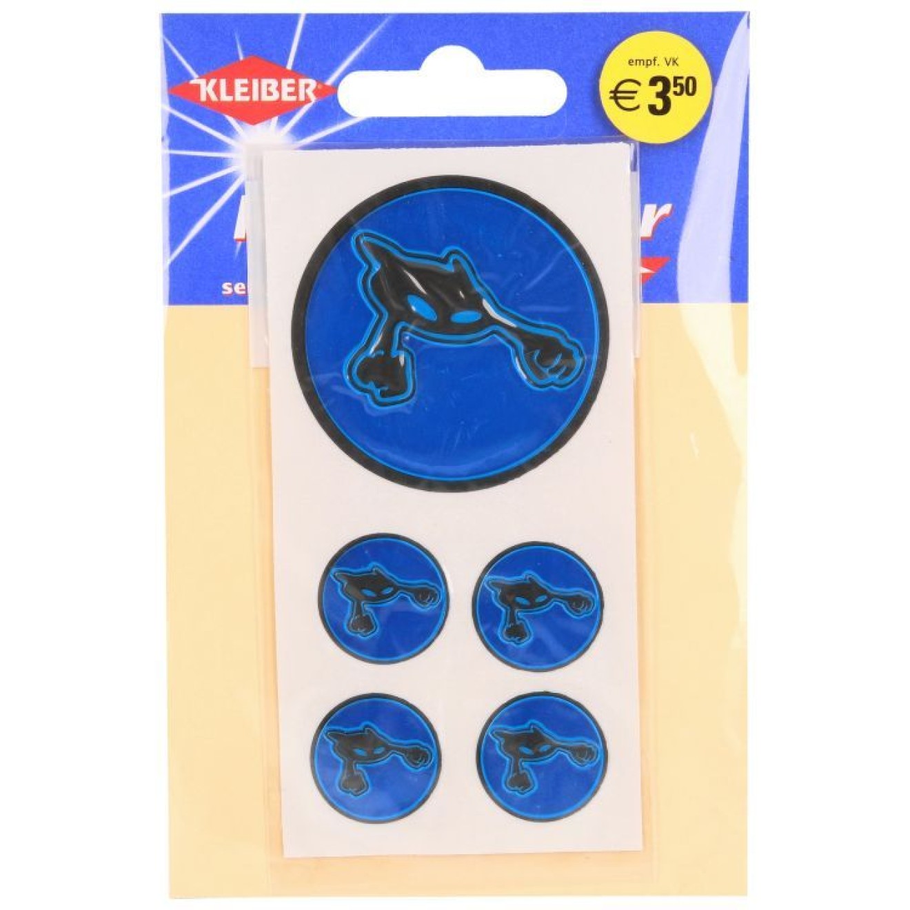 Kleiber Reflex-Sticker 17 blau
