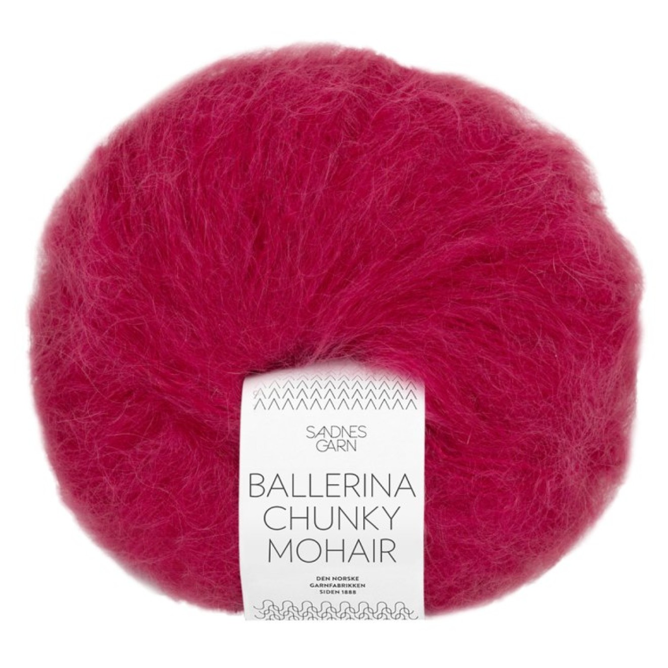 Sandnes Garn Ballerina Chunky Mohair colour 4255 rumba red