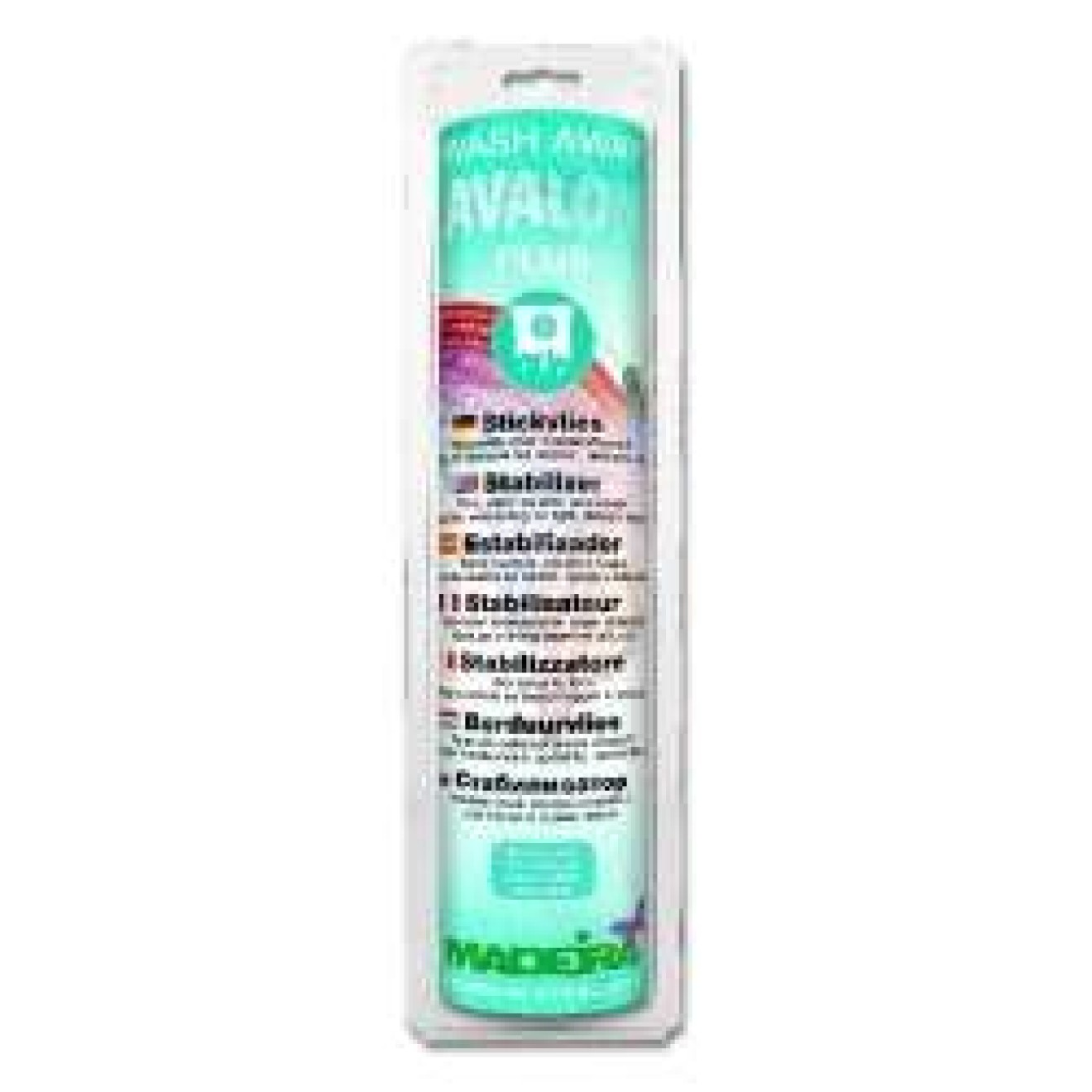 Madeira Avalon Plus nonwoven fabric water-soluble colour white