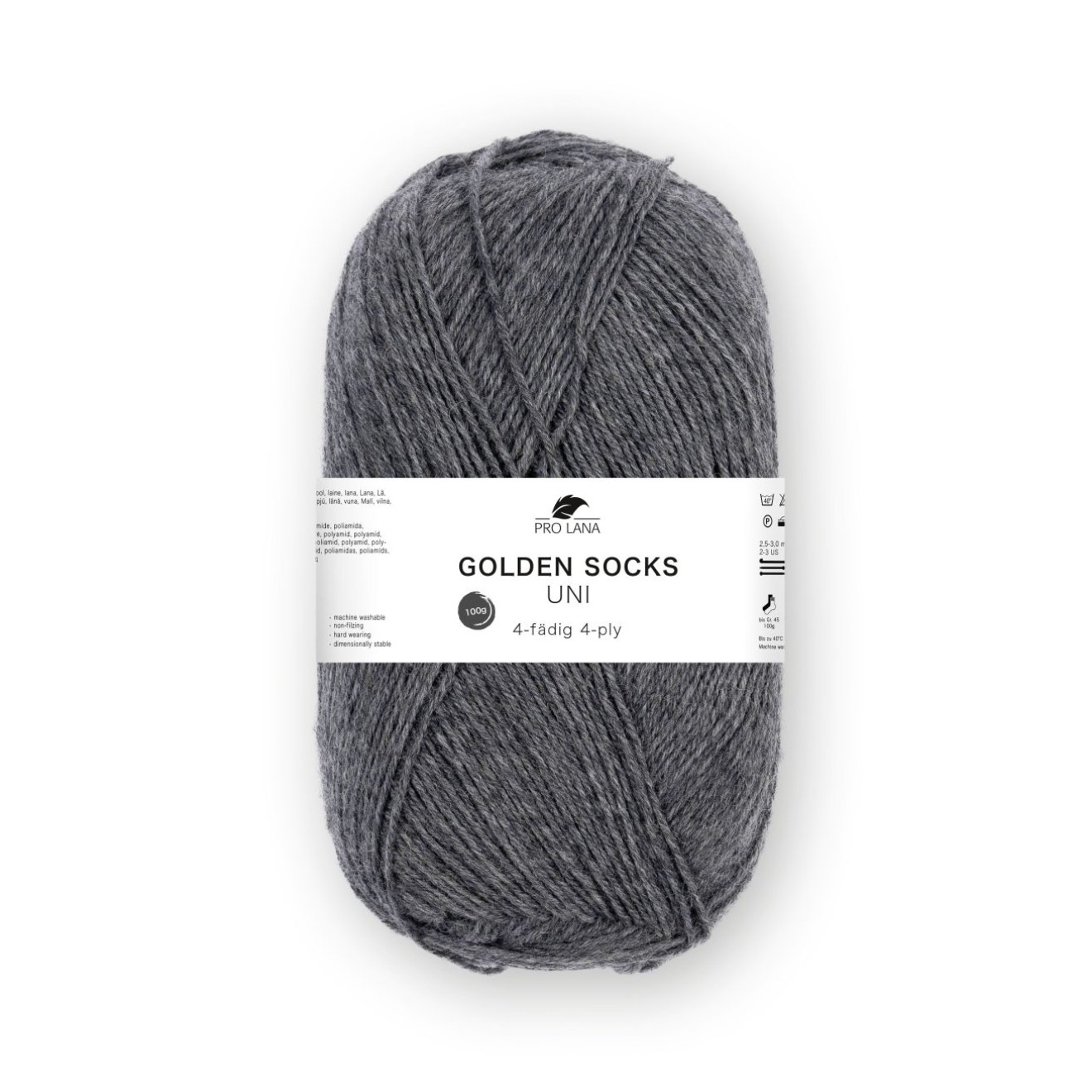 Pro Lana sock Garn uni 4 ply Farbe 405