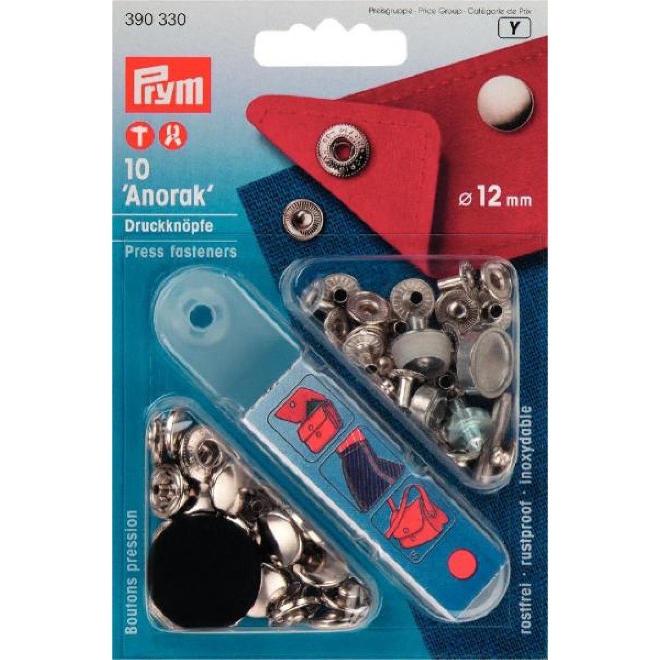 12 mm / silver-colored / 10 piece / 390330