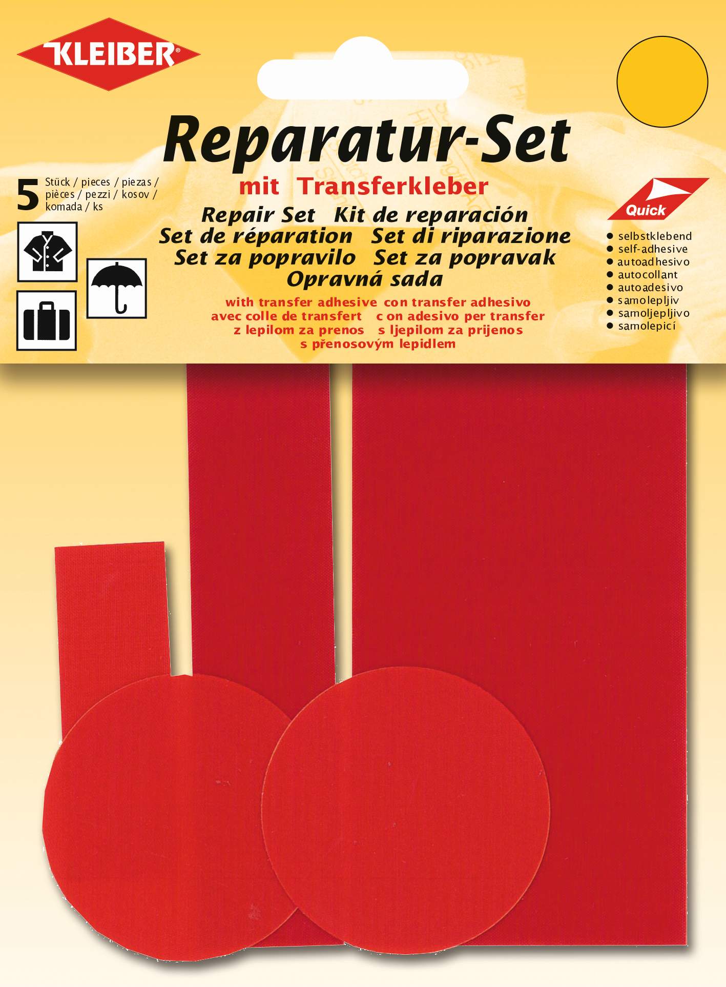 Kleiber Reparatur-Set — 07 hellrot