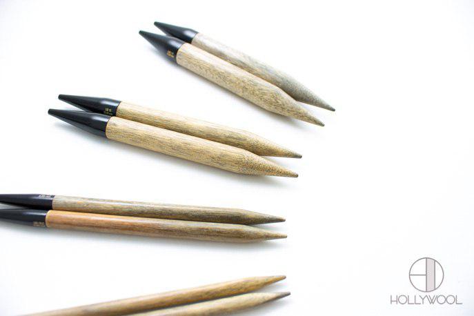 LYKKE embouts d'aiguilles interchangeables Driftwood - 3,50 mm / 13 cm