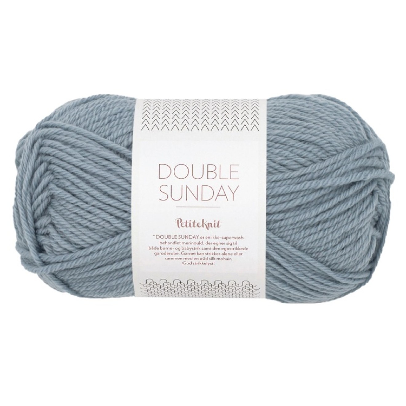 Sandnes Garn Double Sunday by PetiteKnit colour 6050 above the clouds