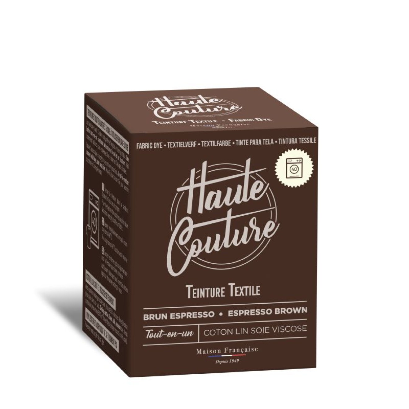 Haute Couture Textilfarbe colour espressobraun