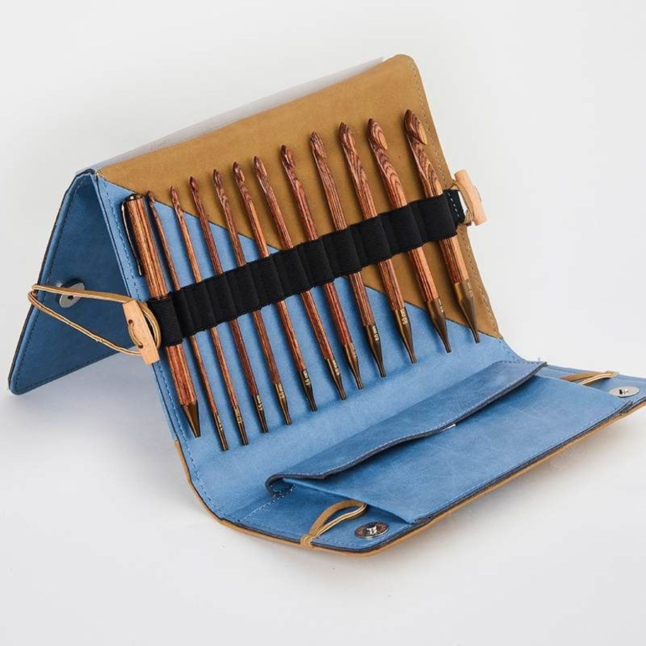 KnitPro Regal Ginger Tunisian crochet hook set