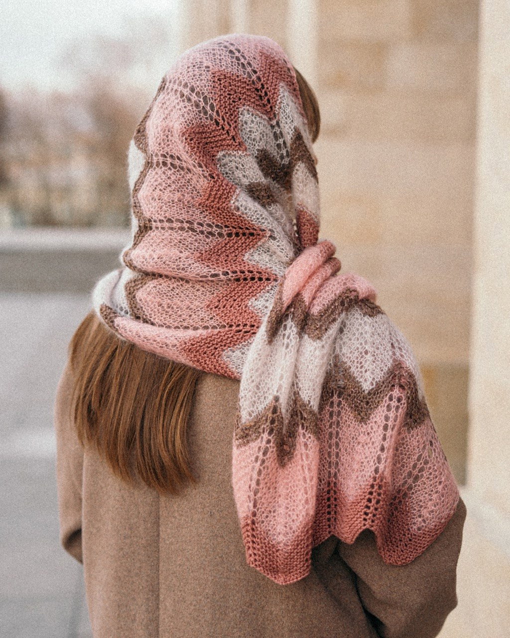 Étole Embrace – modèle de tricot (PDF, anglais)