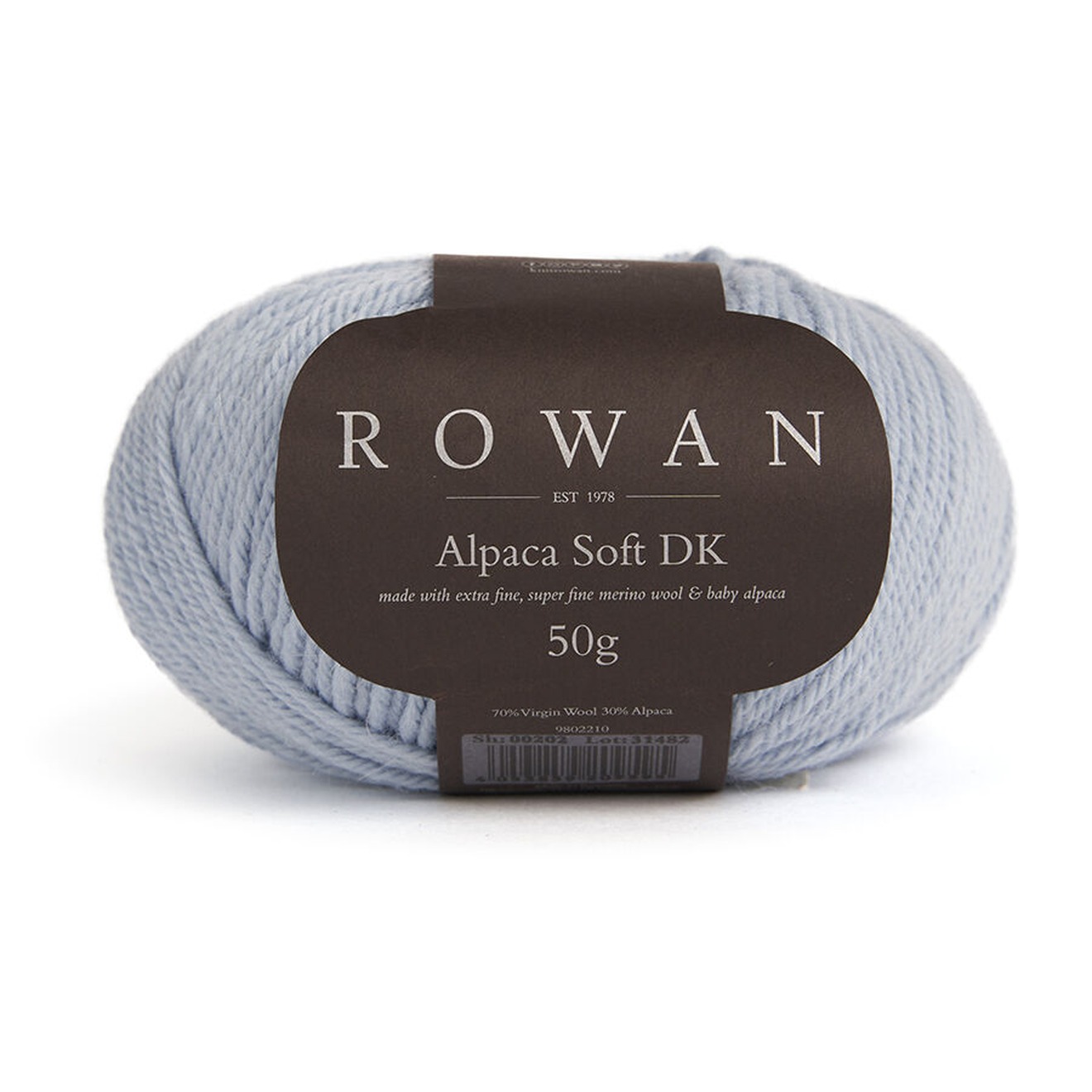 Rowan Alpaca Soft DK colour 232 Blue Haze