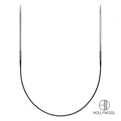 LYKKE Aiguille circulaire Driftwood – 10,00 mm / 100 cm
