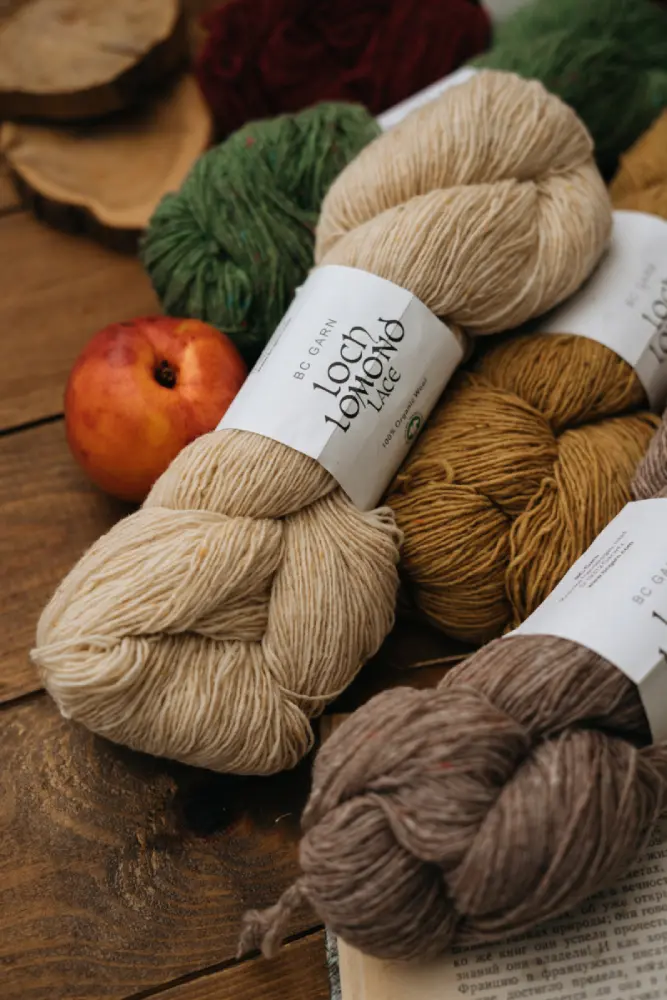 BC Garn Loch Lomond LACE GOTS – 10 зелёный-синий