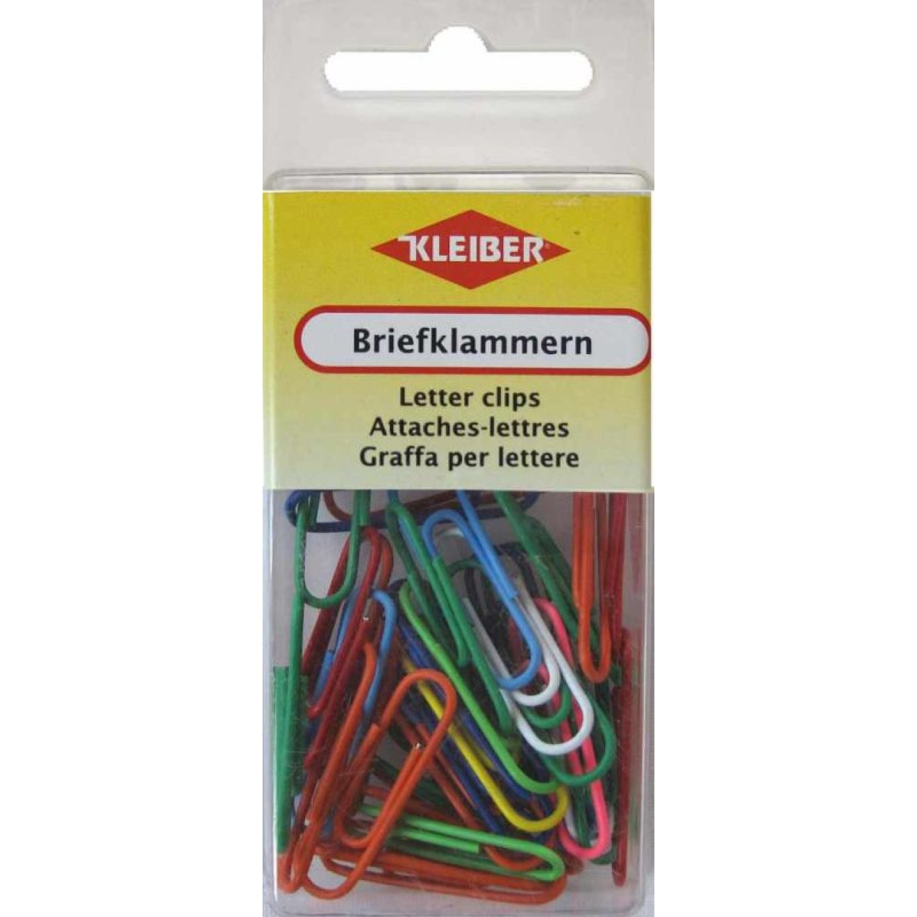 Kleiber Briefklammern farbig