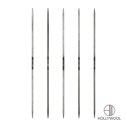 LYKKE set d’aiguilles à double pointe Driftwood - 6,50 mm / 20 cm