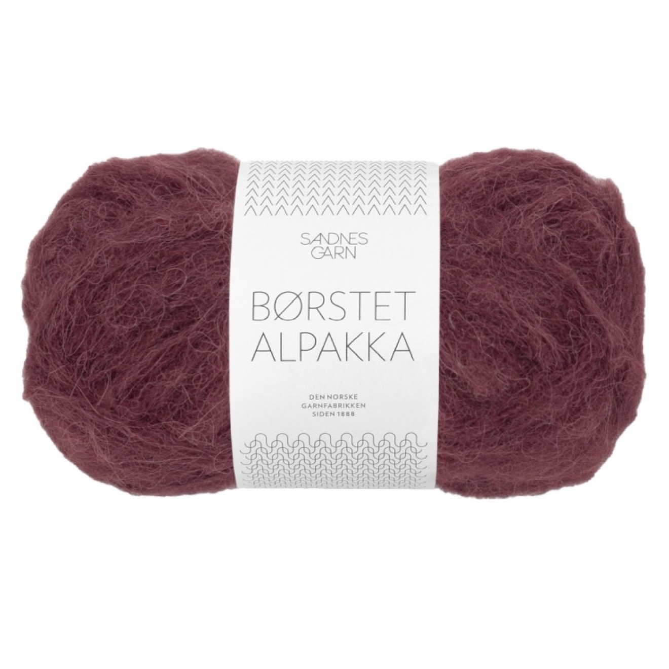 Sandnes Garn Borstet Alpakka colour 4372 deep burgundy