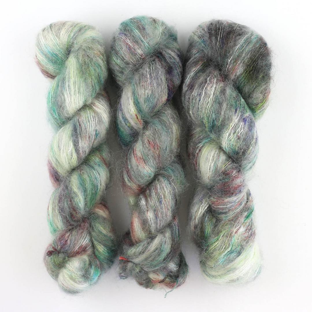 Cowgirl Blues KidSilk gradient hand-dyed yarn