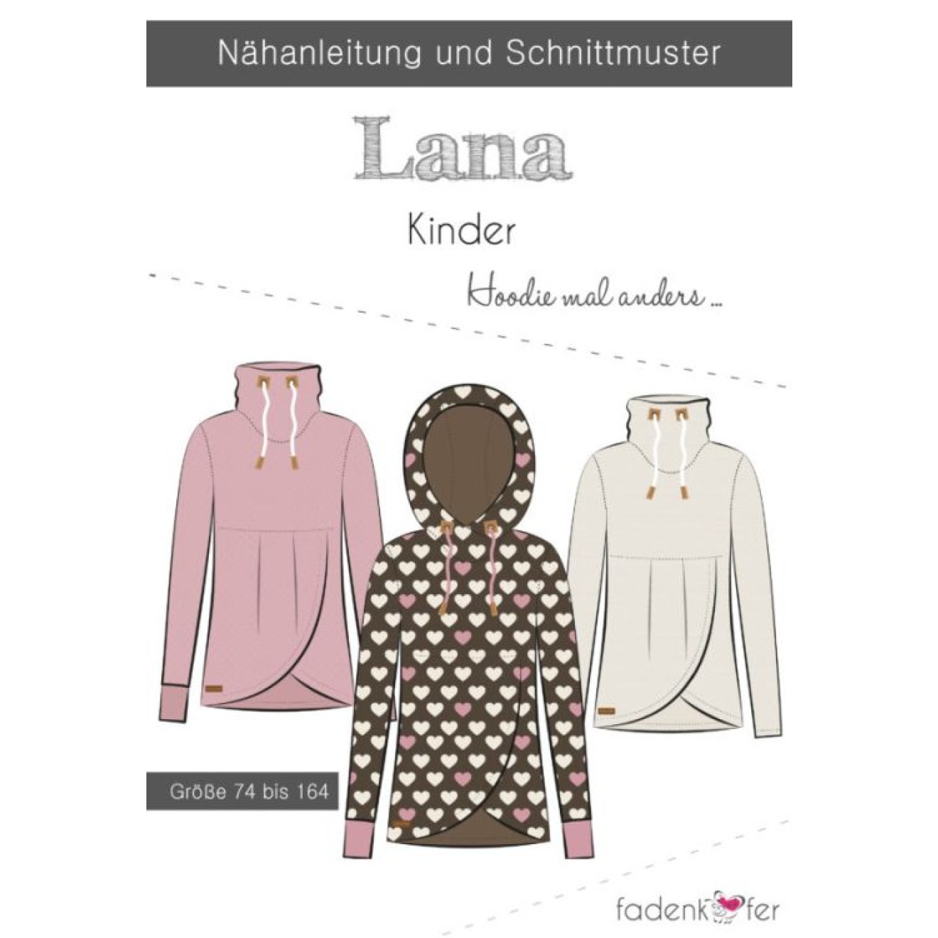 fadenkäfer Papierschnittmuster colour Lana Kinder