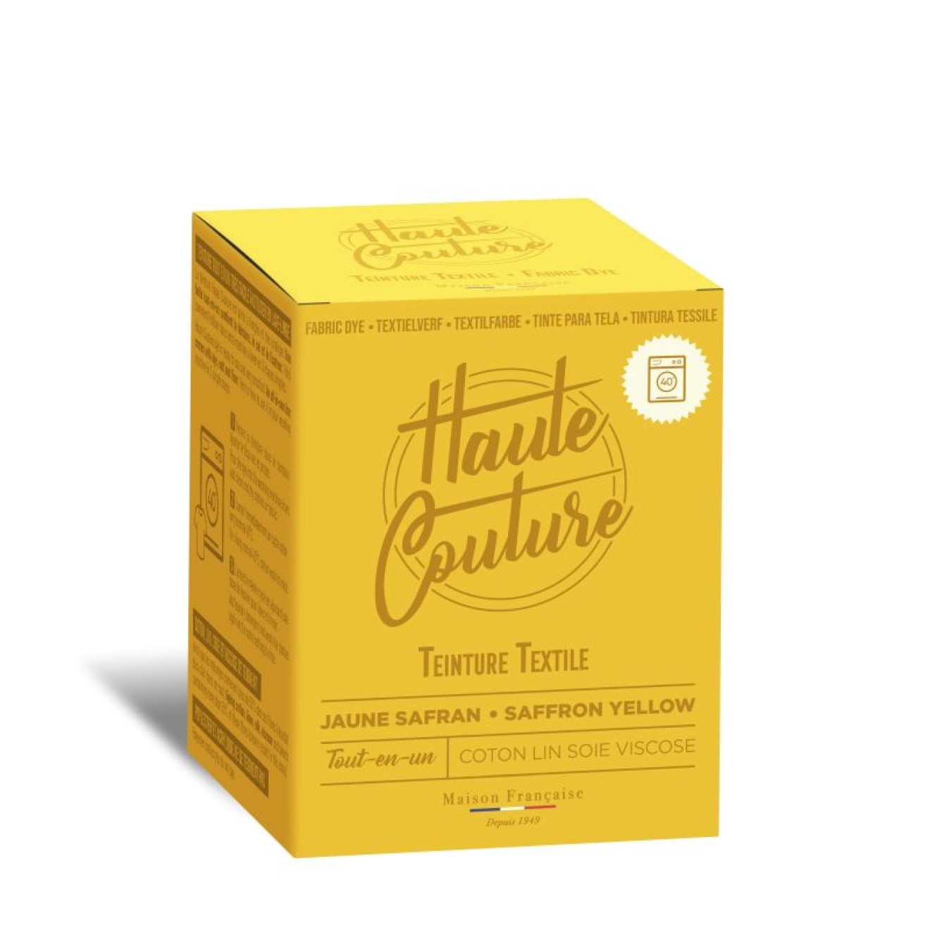 Haute Couture Textilfarbe colour safrangelb