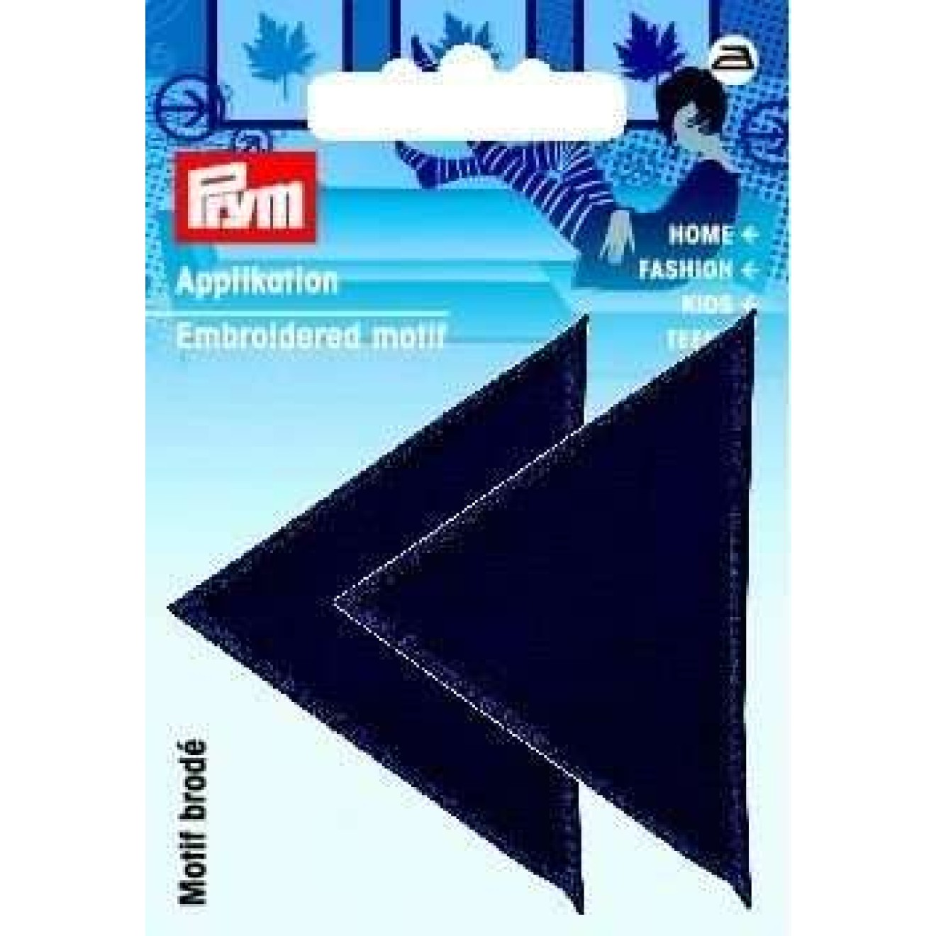 Prym Applikationen - Kids and Hits - aufbügelbar ca. 4,0x6,0 cm / dunkelblau