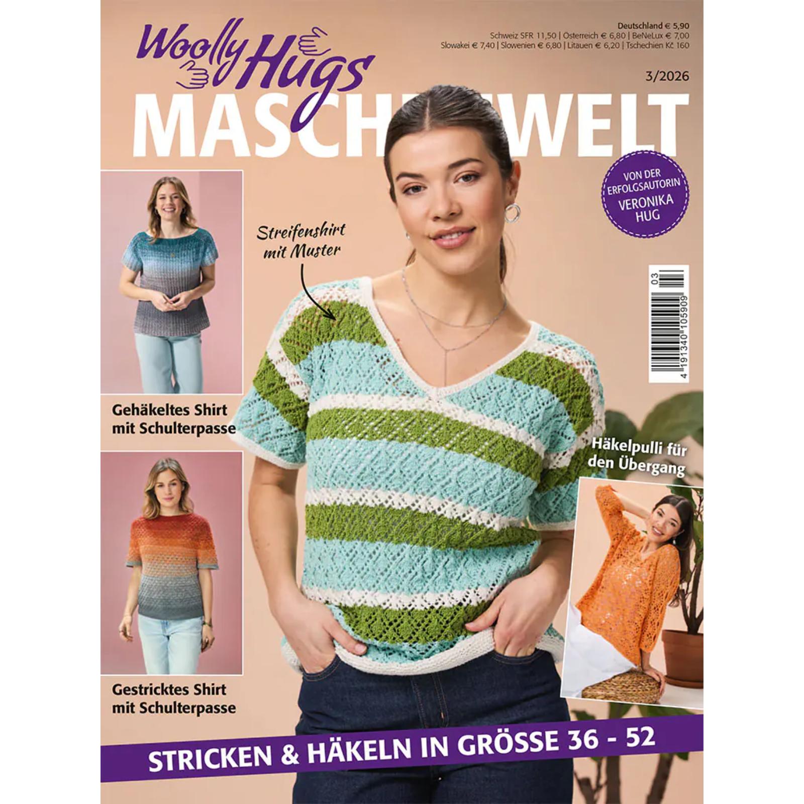 Pro Lana Strickheft – Woolly Hugs Maschenwelt 3/2026